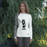 Women's UPF 50+ Long Sleeve Rash Guard - Sun & Wind Protection