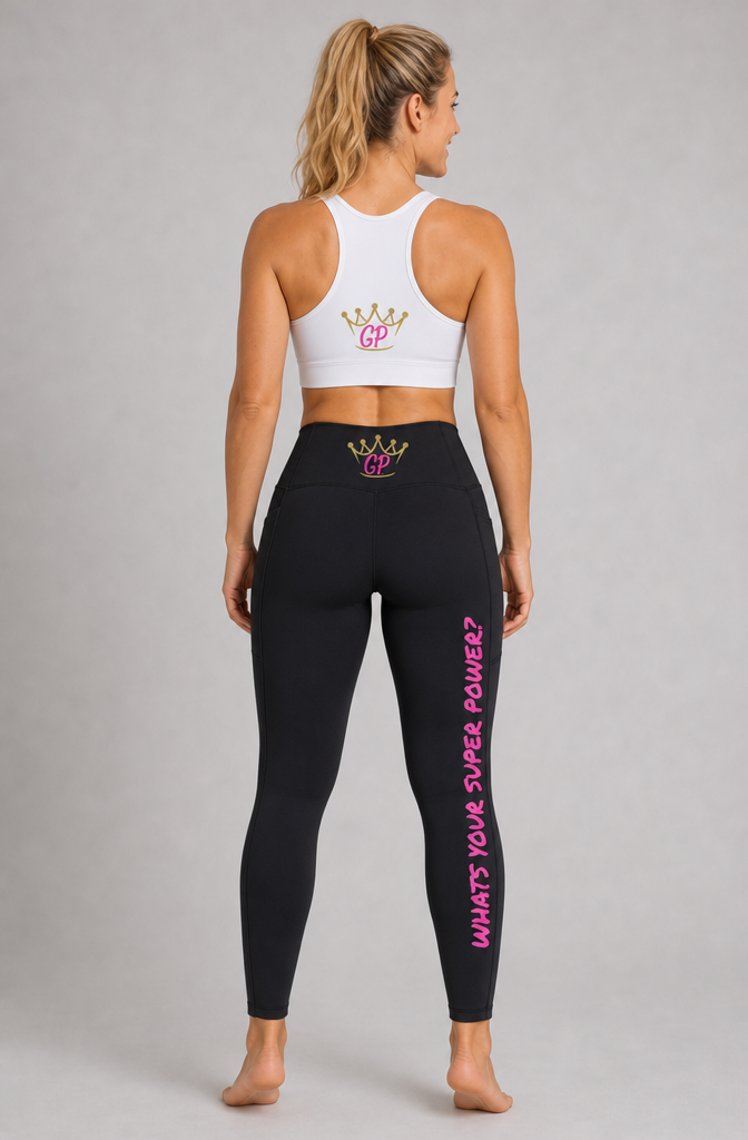 Girl Power High-Waisted Pocket Leggings
