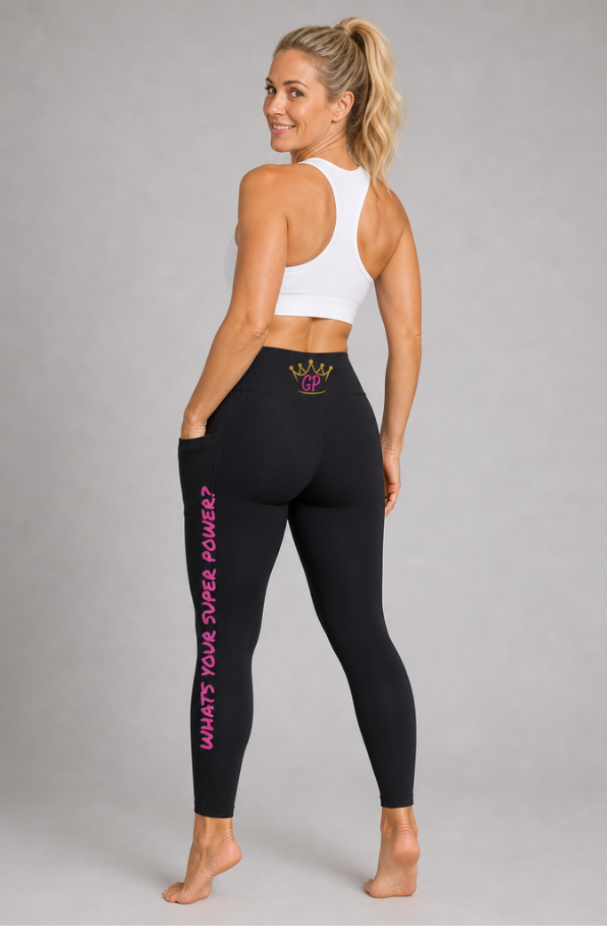 Girl Power High-Waisted Pocket Leggings