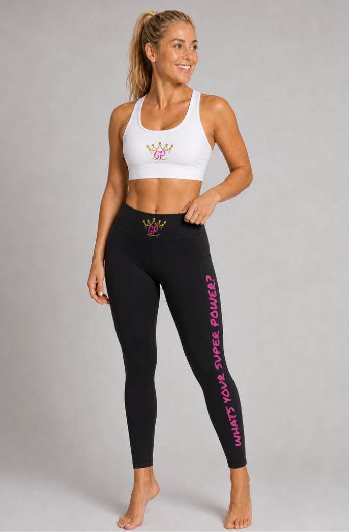 Girl Power High-Waisted Pocket Leggings