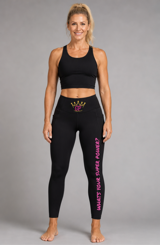 Girl Power High-Waisted Pocket Leggings